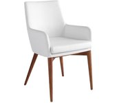 Silla comedor tapizada polipiel 57 x 64 x 88 cm.