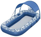 Bestway colchoneta hinchable con parasol comfort plush 198x112 cm playa y piscina 43732
