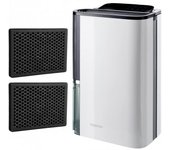 Deshumidificador y purificador de aire noaton df 4123 hepa h13 + 2 filtros carbón de repuesto