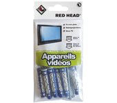 Kit de anclaje de bloqueo de forma de cámara de video red head, diam.8xl50mm