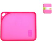 3x tablas de cortar de polipropileno fucsia cm29x24x0,5 habi