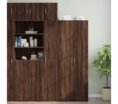 Mueble de almacenaje | armario estrecho madera ingeniería marrón roble 30x42,5x225 cm cfw839630