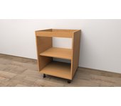 Armario bajo de 30. a 72 cm a 30 cm p 55,5 cm (haya)
