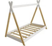 Cama tipi melissa 140 x 70 cm - blanco