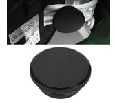 Tapa de tanque de combustible de automóvil de aleación de aluminio apta para dodge 1500 2500 3500 2013-2017 (negra (número de artículo: si-at03004))