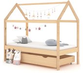Maison exclusive - estructura cama infantil con cajón madera pino maciza 80x160 cm