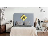 Cabecero modelo alma cama 105 cairo color light grey