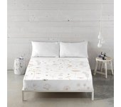 Haciendo el indio - juego de sábanas estampadas 3 piezas cama 150 - algodón- flowers chao