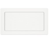 Rejilla de ventilación para chimenea blanco - classic 17x30