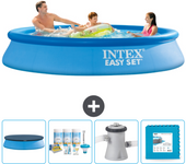 Paquete de piscina - intex - alrededor - 305x305x61 cm + accesorios cb2