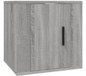 Mueble de tv de pared sonoma gris 40x34,5x40 cm