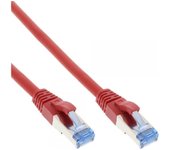 Cable de red inline s/ftp pimf cat.6a libre de halógenos 500mhz rojo 5m