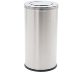 Danieli store | cubo basura | cubos de basura con tapa giratoria | basurero grande de acero de exterior para bar | tapa extraible | 52 l