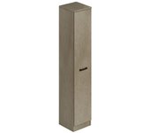 Zapatero de madera de barro con una puerta y 6 estantes cm h182x36x38