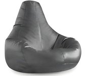 Puff bean bag deri armut gris