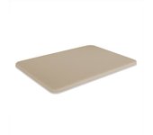 Base tapizada beige 140 x 180 cm, dreamnite, tejido 3d antideslizante, estructura 30x40mm, 5 barras transversales, sin patas