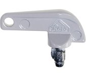 Originale roto chiave a bussola per tornelli standard, bianca, 4,3x2x3