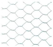 Malla metálica hexagonal triple torsión. cuadrado 31x31 mm. alambre 0.7mm. rollos de 50 m.