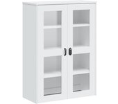 Aparador | aparador de comedor | armario de cocina superior viken madera maciza de pino blanco cfw12341