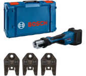 Sertisseuse sans fil gpt 18v-32 professional + 3 mâchoires type th16/20/26 + xl-boxx - bosch - 06019m2104