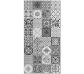 Panorama alfombra vinílica hidráulica níjar gris 40x80 cm - alfombra cocina vinilo - alfombra salón antideslizante e ignífuga