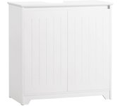 Mueble para debajo del lavabo fregadero armario de baño armario de almacenaje de suelo 2 puertas 60 x 30 x 60 cm bzr108-w sobuy es
