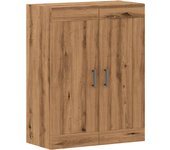 Aparador | aparador de comedor | armario de cocina de madera de ingeniería roble artisan 69,5x34x90 cm cfw93649