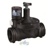 Electroválvula de riego 1 1/2'' 9v bermad con regulador de caudal serie 200, uso residencial y agrícola