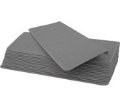 Juego de 15 alfombrillas para escaleras hwc-g49, alfombra para escaleras, juego de alfombrillas para escaleras, 65x25cm ~ rectangular, gris