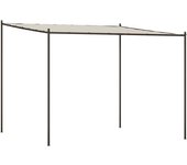 Cenador acero y tela blanco 3x3m 180 g/m2