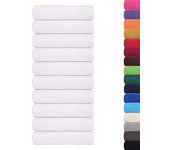 Toallas de baño 10 uds blanco 100x150 cm 360 g/m² 100% algodón cfw527453