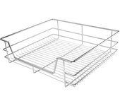 Juego de 3 casetes de cocina telescópicos, ancho 60 cm, capacidad de carga máx. 20 kg, guía incluida, meta box, capacidad de carga, scorrevole