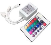 Dc5v 30w / dc12v control remoto 72w 6a con control remoto infrarrojo rgb