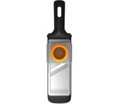 Forma funcional de mandolina con protector de dedos