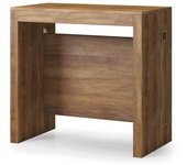 Mesa consola transformable en roble cañón oscuro