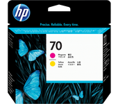 Cabezal hp 70 magenta y amarillo