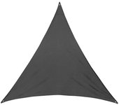Hespéride - toldo vela de sombra triangular anori verde - 3 x 3 x 3 m - gris
