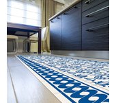 Tapetes de cocina de vinilo antideslizantes moqueta 50x180 cm