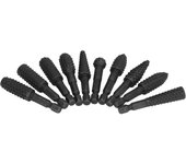 Juego de 10 brocas para pulir madera, vástago hexagonal de 1/4 de pulgada, para grabar y fresar rotativas