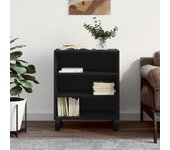 Aparador | aparador de comedor | armario de cocina madera de ingeniería negro 57x35x70 cm cfw23196