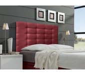 Cabecero cama montana tapizado polipiel primera calidad rojo 105*70