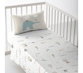 Juego de sábana cuna/maxicuna regalame b 100% algodón cuna 60 cm