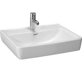 Laufen pro a lavabo sobre encimera, 1 agujero para grifo, con rebosadero, 600x480mm, blanco, h8179520001041