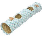 Túnel para gatos, tubo de túnel para gatos con juguetes de peluche, franela, túnel plegable para gatos para mascotas pequeñas, gatos, cachorros, conej
