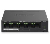 Mercusys switch desktop 5 porte 10/100/1000 poe+ - mercusys ms105gp black