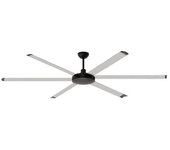 Ventilador de techo de seis aspas airlux 200 cm aluminio sin luz