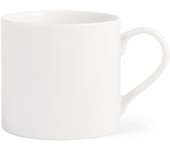 6x taza de porcelana blanca cc 330. apta para lavavajillas y microondas