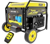 Generador inverter geta rc 8000w hispanus // arranque con mando a distancia 50m