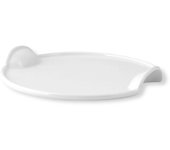 3x platos de porcelana, ø 25 cm, blanco h&h