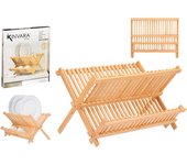 Escurreplato bambu 43x26,5x36,5cm